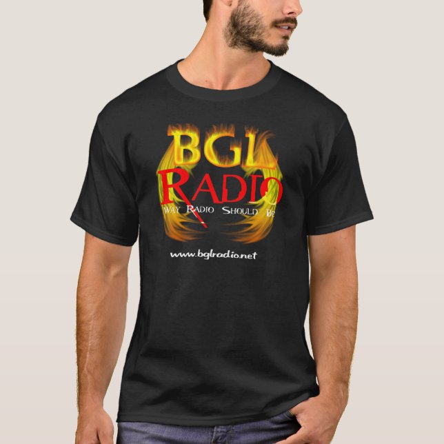 BGL radiosände utslagsplatsen T-shirt (Framsida)