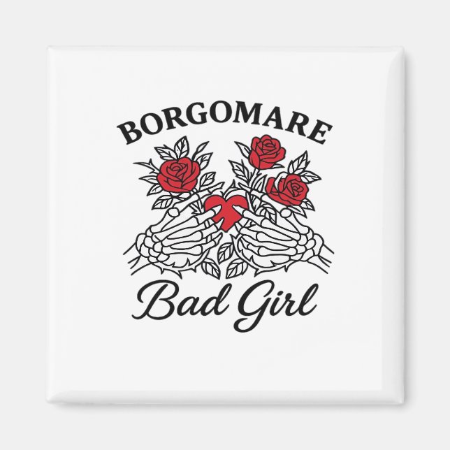 Bgm Bad Girl II Classic - Skeleton Heart Händer Magnet (Framsidan)