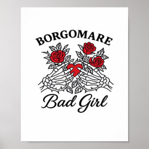 Bgm Bad Girl II Classic - Skeleton Heart Händer Poster