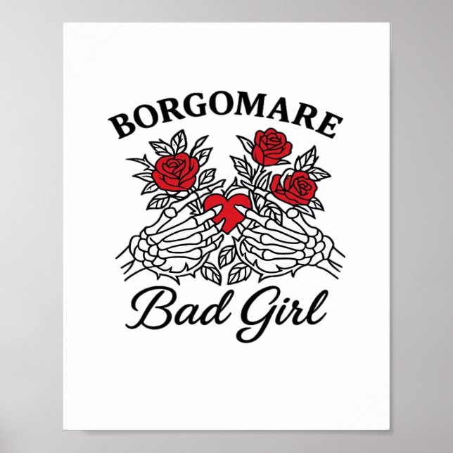 Bgm Bad Girl II Classic - Skeleton Heart Händer Poster (Framsidan)