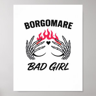 Bgm Bad Girl II - Skeleton Heart Händer Poster