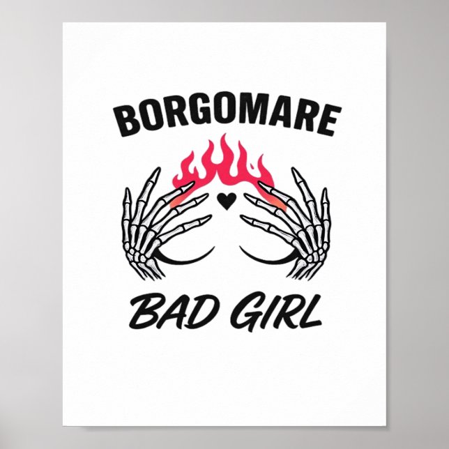 Bgm Bad Girl II - Skeleton Heart Händer Poster (Framsidan)