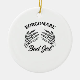 Bgm Bad Girl - Skeleton Heart Händer Julgransprydnad Keramik