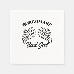 Bgm Bad Girl - Skeleton Heart Händer Pappersservett