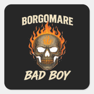 Bgm Bad - Skeleton Händer Heart Fyrkantigt Klistermärke