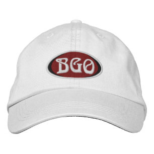 BGO-justerbart Boll-tak Broderad Keps