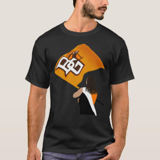 BGSU Falcon Marching Band Färg Guard T Shirt