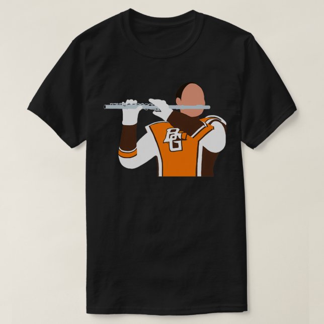 BGSU Falcon Marching Band Flute T Shirt (Design framsida)