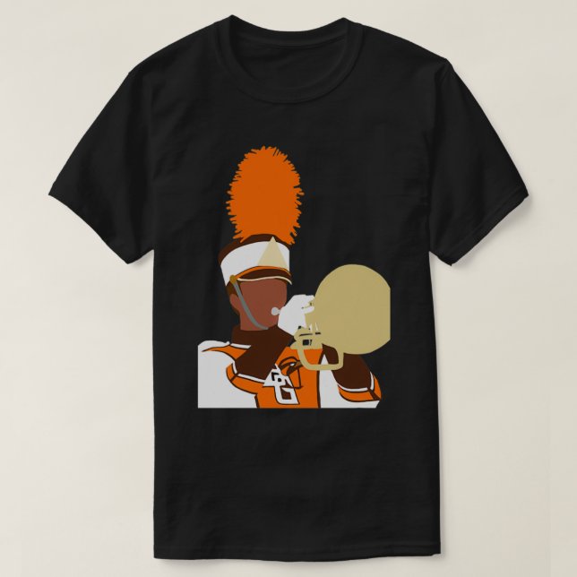 BGSU Falcon Marching Band Mellophone T Shirt (Design framsida)