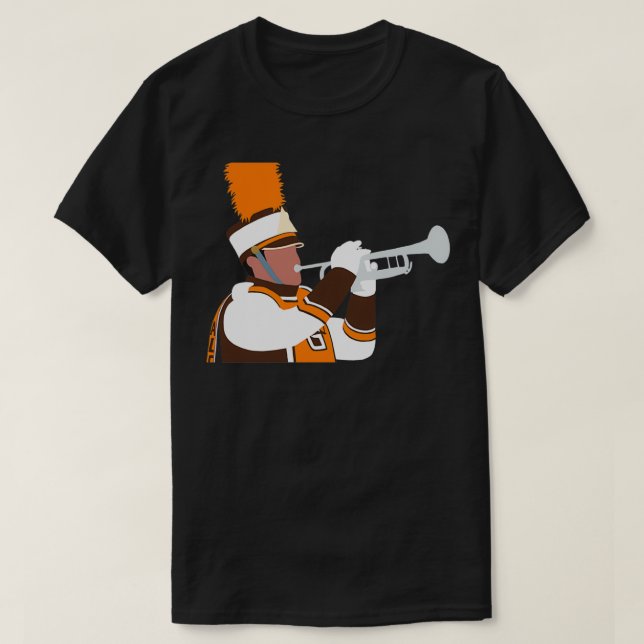 BGSU Falcon Marching Band Trumpet T Shirt (Design framsida)