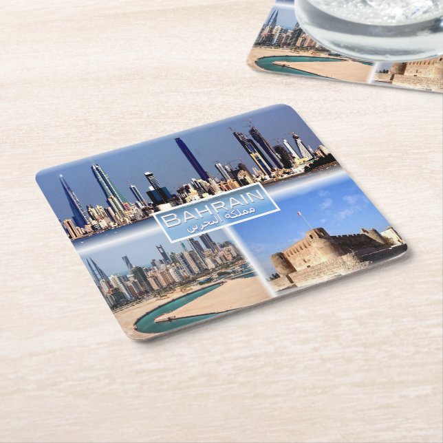 BH Baharain - Manama - Manama Juffair - Arad Ford Underlägg Papper Kvadrat (Vinklad)