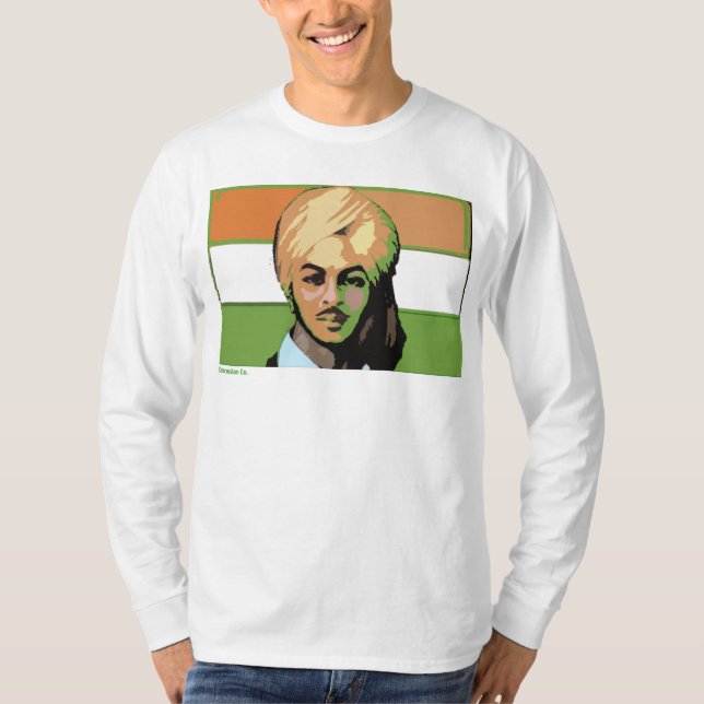 Bhagat Singh: En revolutionär hjälte T-shirt (Framsida)