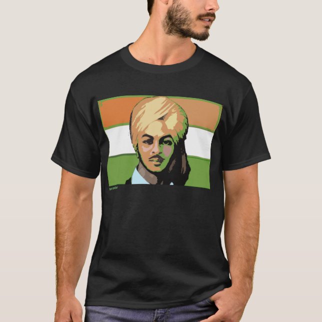 Bhagat Singh: En revolutionär hjälte Tee (Framsida)