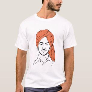 Bhagat Singh för hjältefrihet för Punjabi det T Shirt