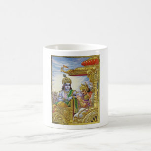 Bhagavad Gita - Krishna Arjuna mugg