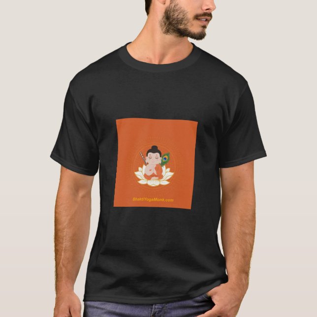 BhaktiYogaMonk herr T-shirt (Framsida)