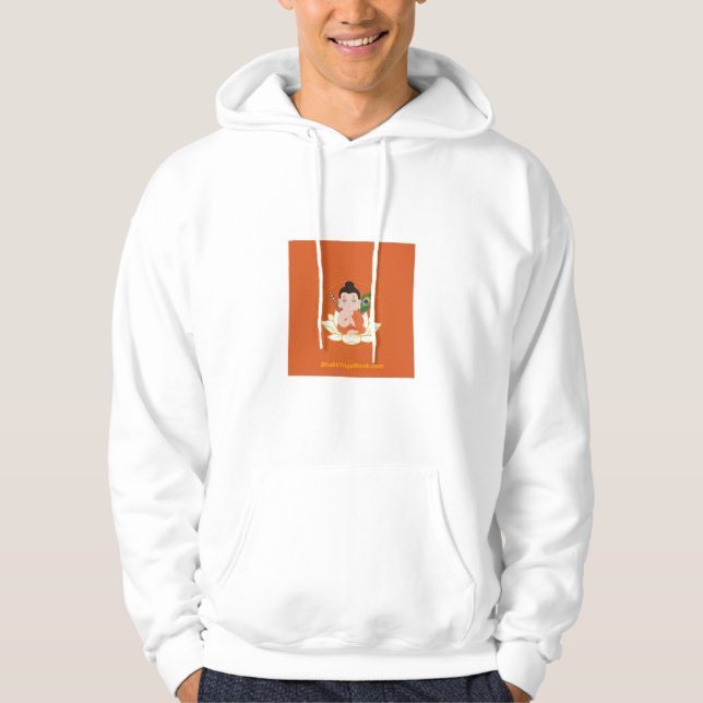 BhaktiYogaMunk Herrtröja Hoodie (Framsida)