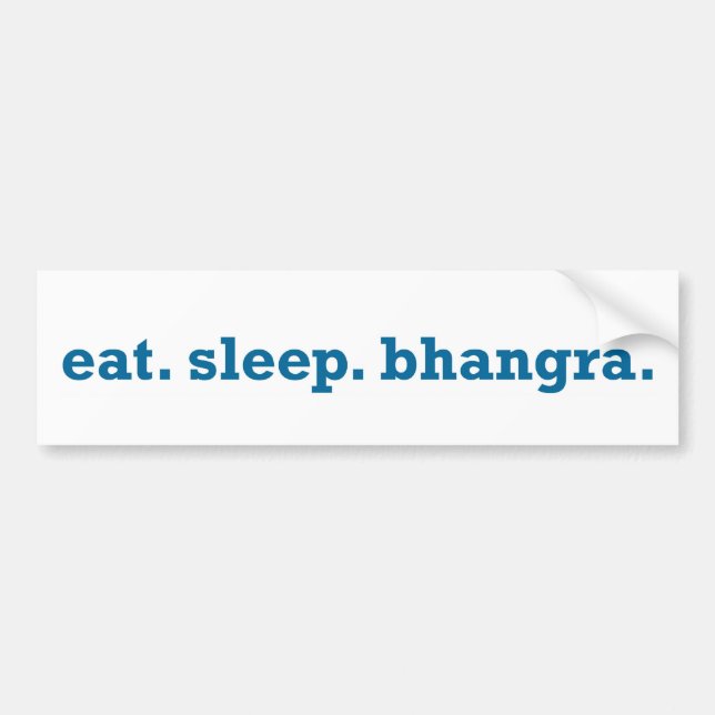 BHANGRA all dag Bildekal (Framsidan)