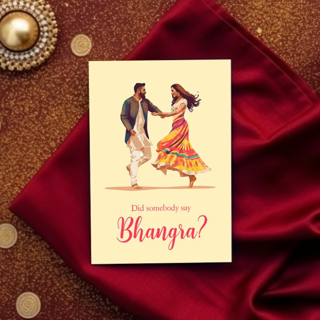 Bhangra Birthday Card Kort (Skapare uppladdad)