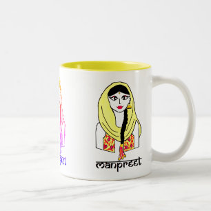 Bhangragirl Två-Tonad Mugg