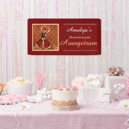 Bharatanatyam Arangetram Vinyl Banner, 61 cm x 30 