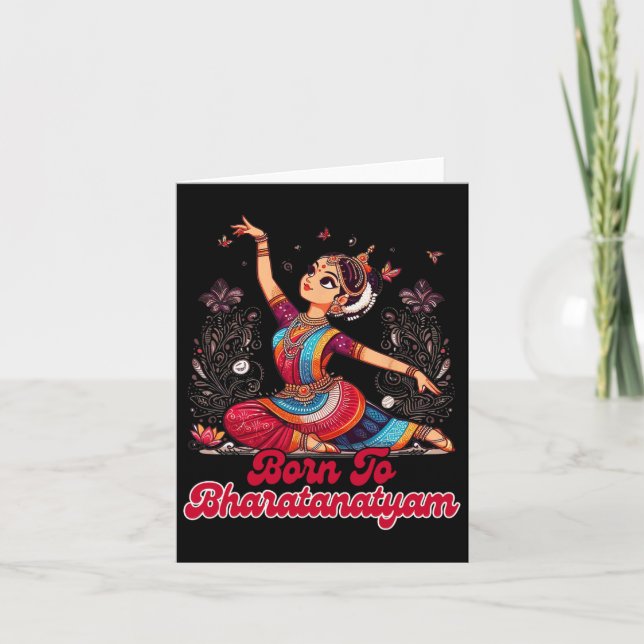 Bharatanatyam Dancing Dancer Indian Born to Bharat Kort (Framsida)