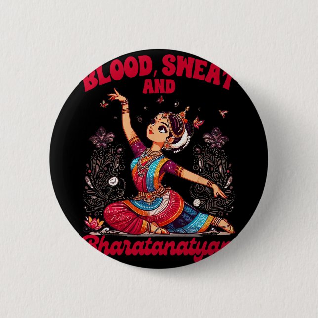 Bharatanatyam Dancing Indian Blood A Sweat and Bha Knapp (Framsida)