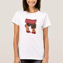 Bharatanatyam dansare Fötter Design personlig T Shirt
