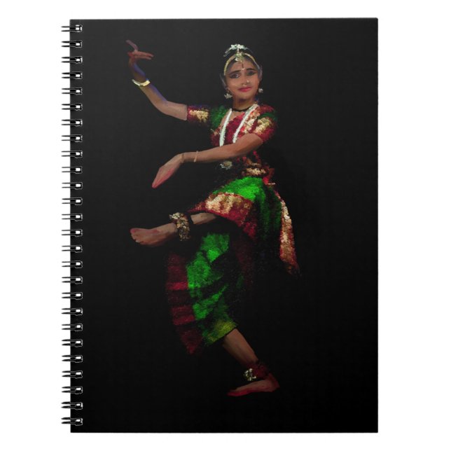 Bharathanatyam dans -130 anteckningsbok (Framsidan)