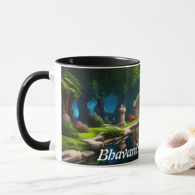 Bhavanis morgontea mugg (Med munk)
