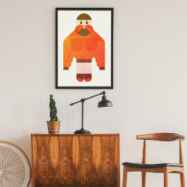 Bheem Strong Boy Canvastryck