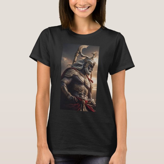 Bhishma: Hastinapura's Pillar Mahabharata Warrior T Shirt (Framsida)