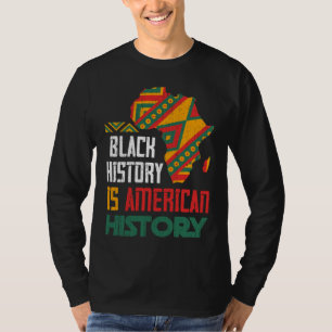 BHM Black amerikaner Proud African American Black T Shirt