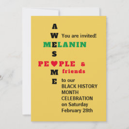 BHM Fantastisk Melanin | Svarta historikmånaden In