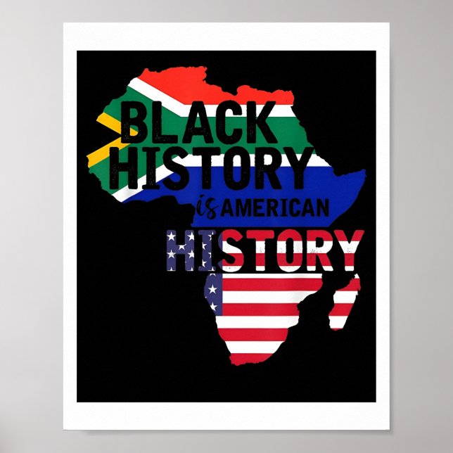 Bhm Gift Black History är amerikansk Poster (Framsidan)