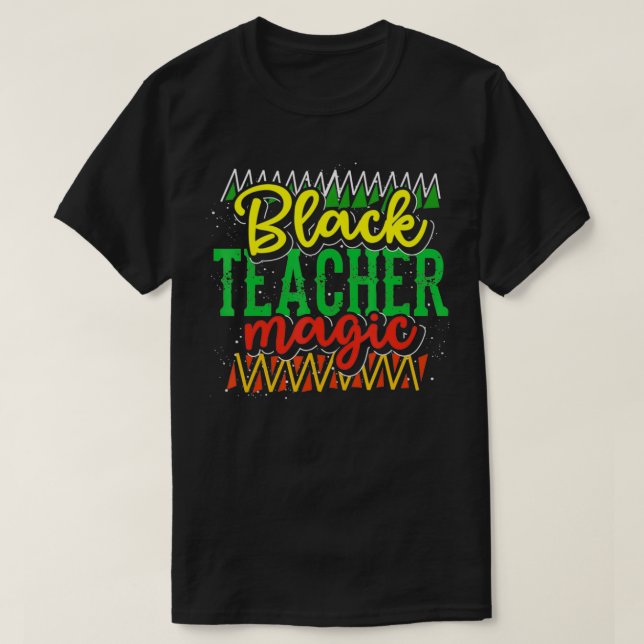 BHM Pride African American Melanin Black History M T Shirt (Design framsida)