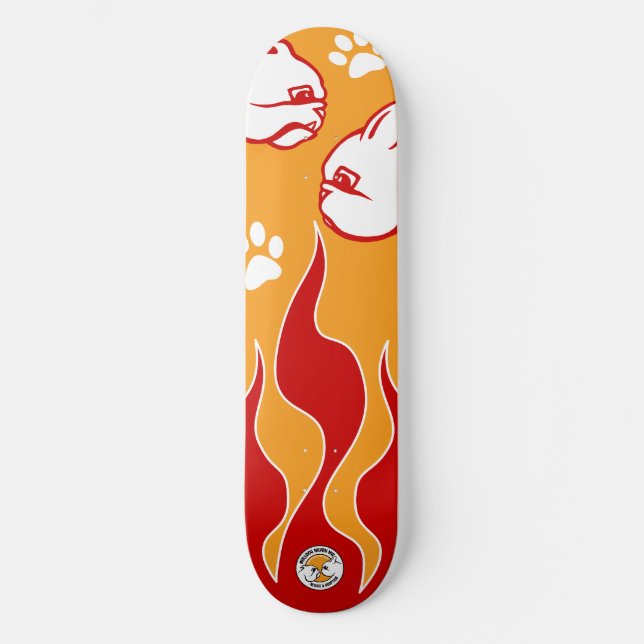 BHNW Pro Board Old School Skateboard Bräda 18 Cm (Framsida)