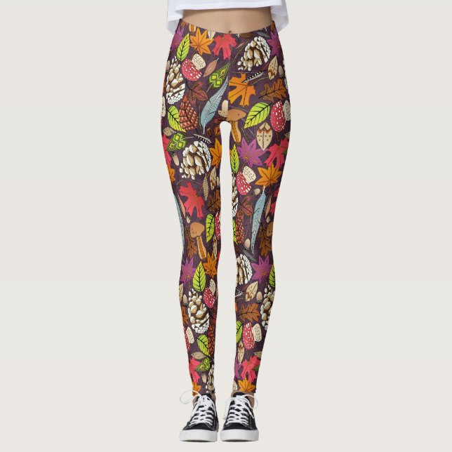 Bho höstkassilegeringar leggings (Framsida)