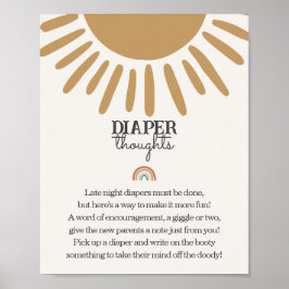 Bho Sunshine Diaper, babydusch Poster