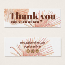 Bho tropical mini paket infogas litet visitkort