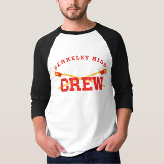 BHS-besättning - 3/4 Sleeve med Retro-Logotyp - Ma T Shirt