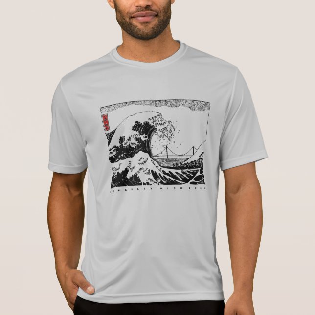 BHS-besättning - Wave Tech Shirt, Manar/Unisex T Shirt (Framsida)