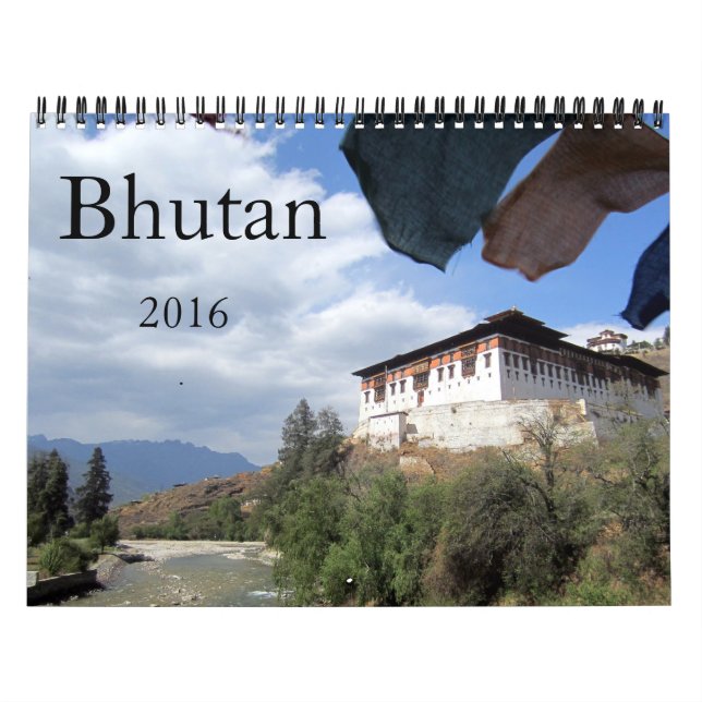 bhutan 2016 kalender (Omslag)