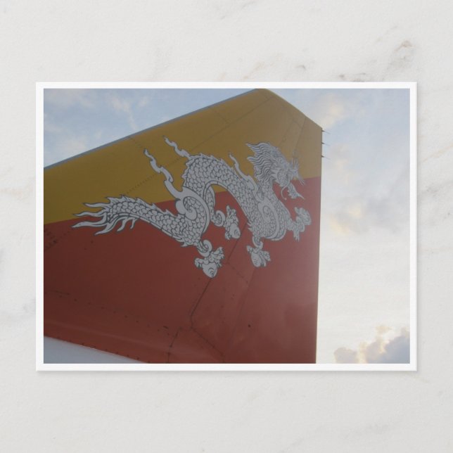 bhutan drakstjärt vykort (Framsida)