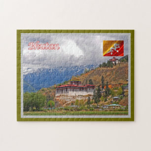 Bhutan - Dzong i Parodalen - Pussel