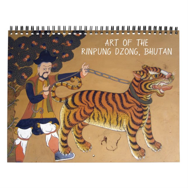 bhutan dzong konst kalender (Omslag)
