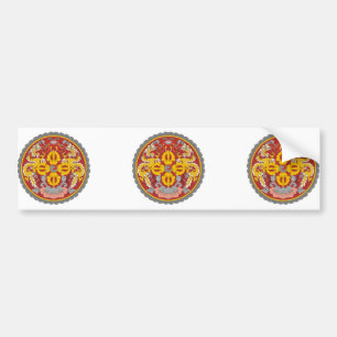 bhutan emblem bildekal