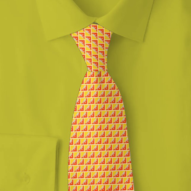 Bhutan Flag Brick Mönster Slips (Skapare uppladdad)
