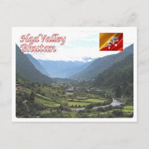Bhutan - Haa Valley - Vykort