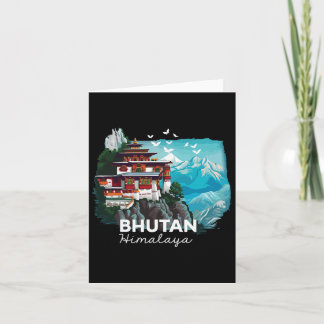Bhutan Himalaya Temple Bhutanese Hiking Costume Kort